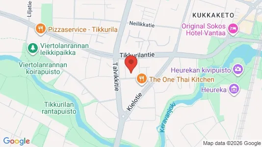Apartments for rent i Vantaa - kort over placeringen