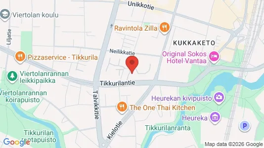 Apartments for rent i Vantaa - kort over placeringen