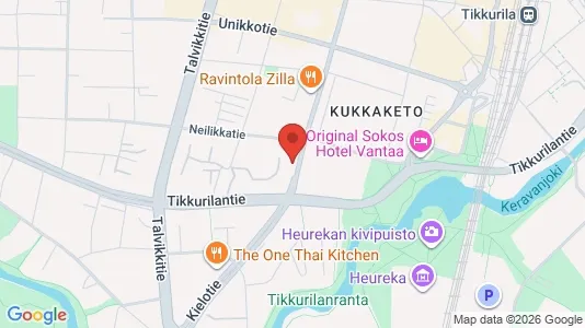 Apartments for rent i Vantaa - kort over placeringen