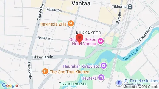 Apartments for rent i Vantaa - kort over placeringen