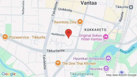 Apartments for rent i Vantaa - kort over placeringen