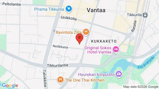 Apartments for rent i Vantaa - kort over placeringen