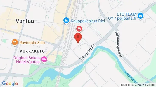 Apartments for rent i Vantaa - kort over placeringen