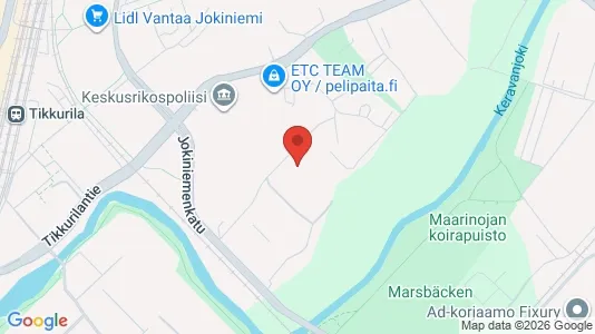 Apartments for rent i Vantaa - kort over placeringen