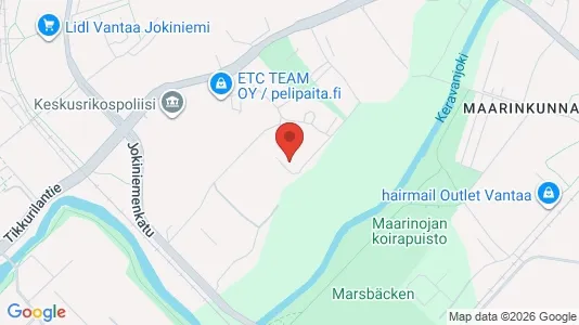 Apartments for rent i Vantaa - kort over placeringen