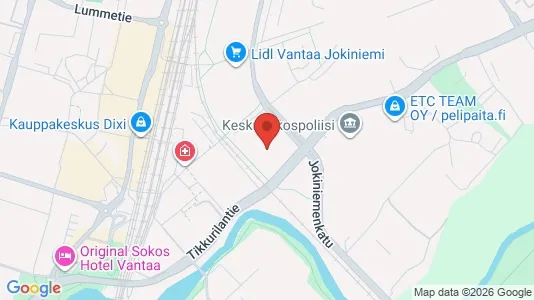 Apartments for rent i Vantaa - kort over placeringen