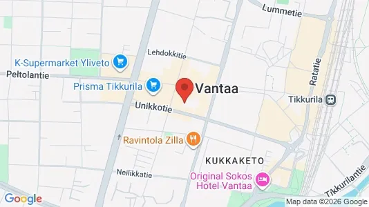 Apartments for rent i Vantaa - kort over placeringen