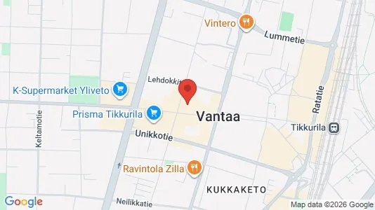 Apartments for rent i Vantaa - kort over placeringen