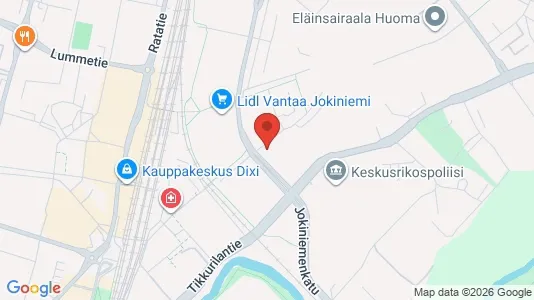 Apartments for rent i Vantaa - kort over placeringen