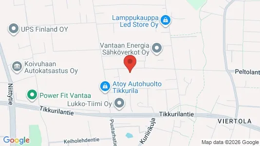 Apartments for rent i Vantaa - kort over placeringen