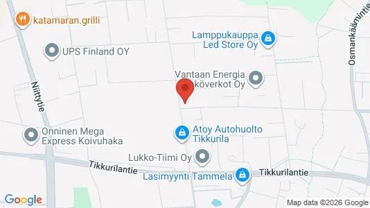 Apartments for rent i Vantaa - kort over placeringen