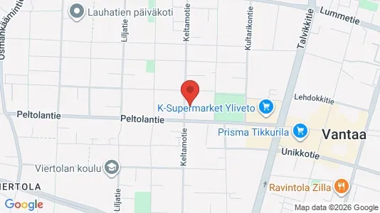 Apartments for rent i Vantaa - kort over placeringen