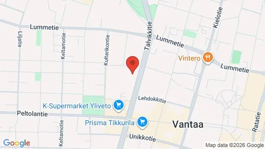 Apartments for rent i Vantaa - kort over placeringen