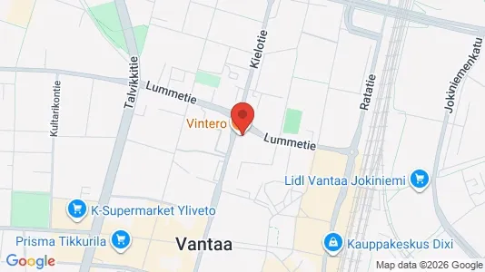 Apartments for rent i Vantaa - kort over placeringen
