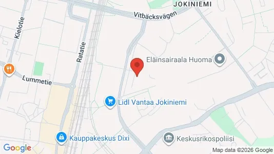 Apartments for rent i Vantaa - kort over placeringen