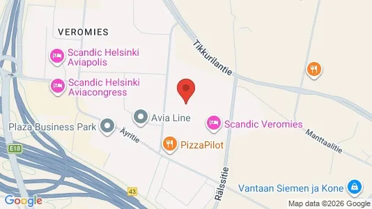 Apartments for rent i Vantaa - kort over placeringen