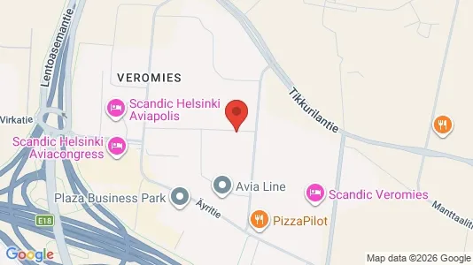 Apartments for rent i Vantaa - kort over placeringen