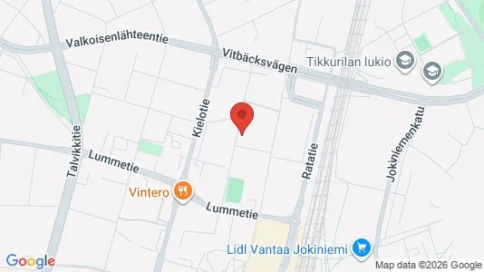 Apartments for rent i Vantaa - kort over placeringen