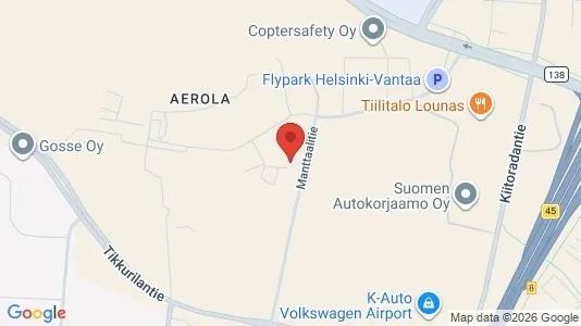 Apartments for rent i Vantaa - kort over placeringen