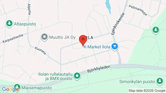 Apartments for rent i Vantaa - kort over placeringen
