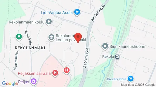Apartments for rent i Vantaa - kort over placeringen
