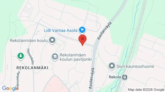 Apartments for rent i Vantaa - kort over placeringen