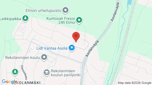 Apartments for rent i Vantaa - kort over placeringen