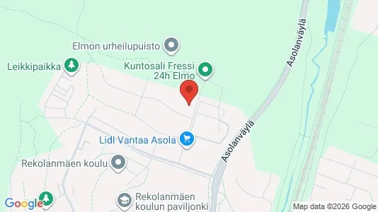 Apartments for rent i Vantaa - kort over placeringen