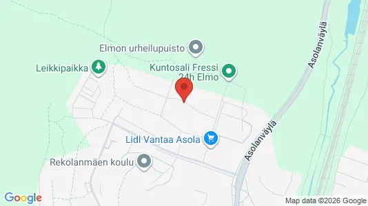 Apartments for rent i Vantaa - kort over placeringen