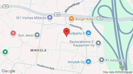 Apartments for rent i Vantaa - kort over placeringen