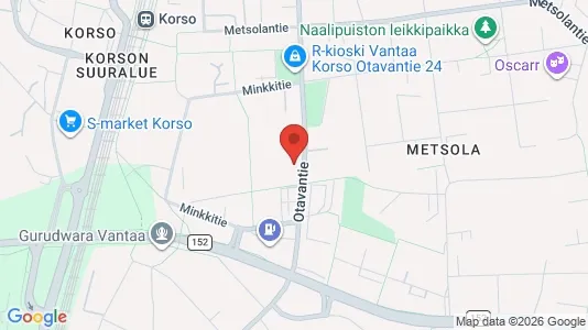 Apartments for rent i Vantaa - kort over placeringen