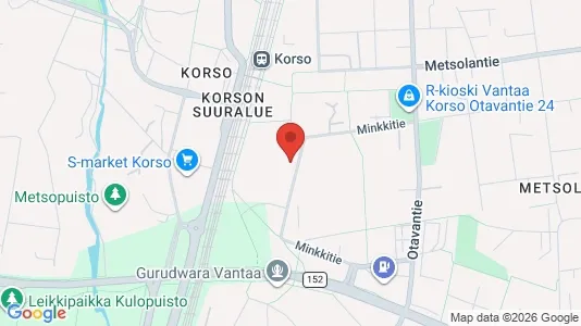 Apartments for rent i Vantaa - kort over placeringen