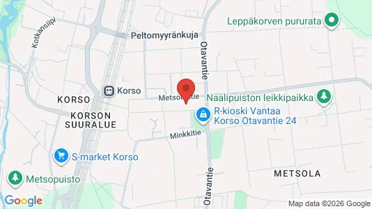 Apartments for rent i Vantaa - kort over placeringen