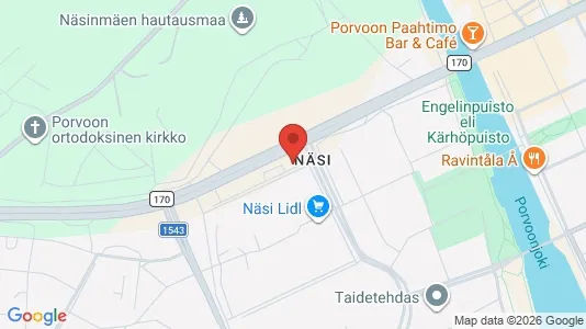 Apartments for rent i Porvoo - kort over placeringen