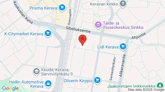 Apartments for rent i Kerava - kort over placeringen