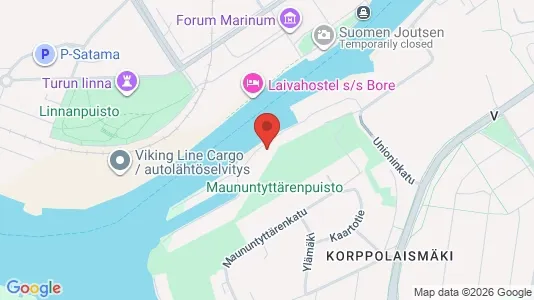 Apartments for rent i Turku - kort over placeringen