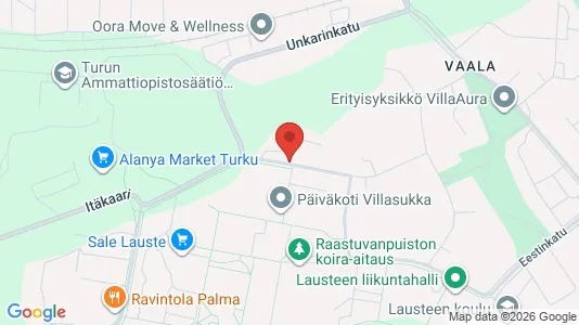 Apartments for rent i Turku - kort over placeringen