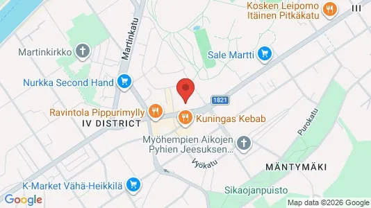 Apartments for rent i Turku - kort over placeringen