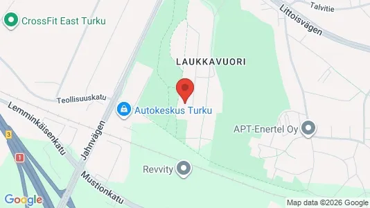 Apartments for rent i Turku - kort over placeringen