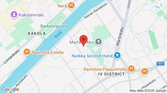 Apartments for rent i Turku - kort over placeringen