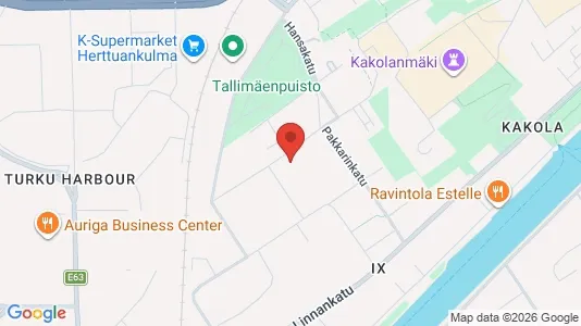 Apartments for rent i Turku - kort over placeringen