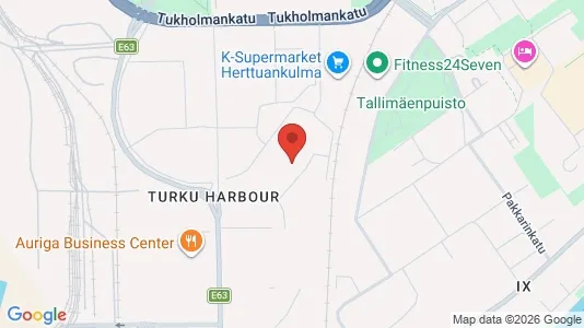 Apartments for rent i Turku - kort over placeringen