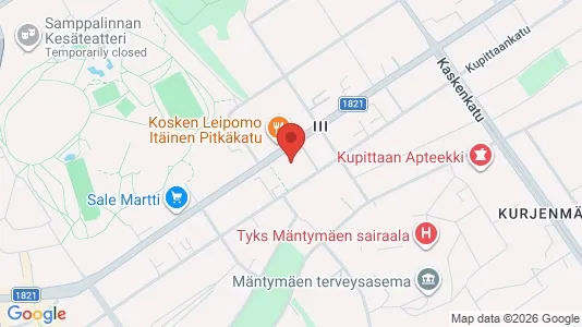 Apartments for rent i Turku - kort over placeringen