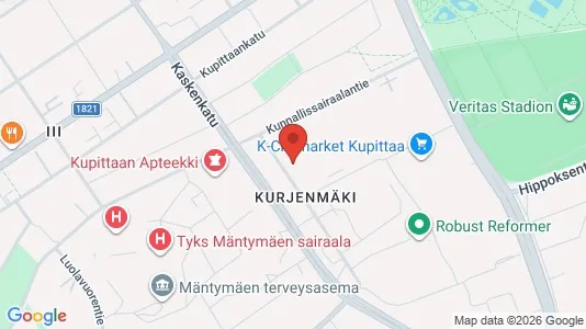 Apartments for rent i Turku - kort over placeringen