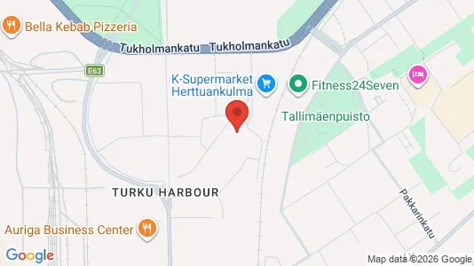 Apartments for rent i Turku - kort over placeringen