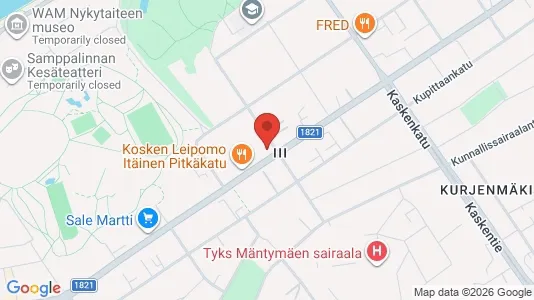 Apartments for rent i Turku - kort over placeringen