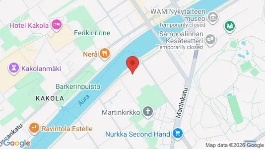 Apartments for rent i Turku - kort over placeringen