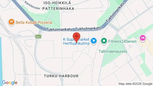 Apartments for rent i Turku - kort over placeringen