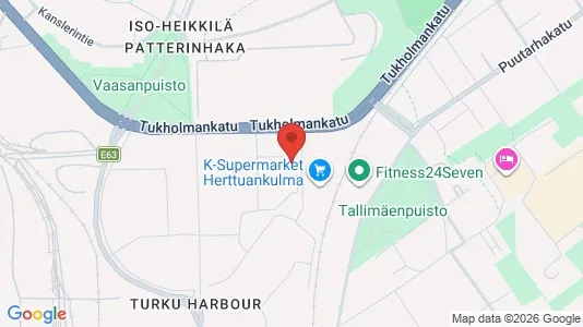 Apartments for rent i Turku - kort over placeringen