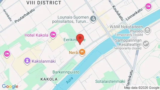 Apartments for rent i Turku - kort over placeringen